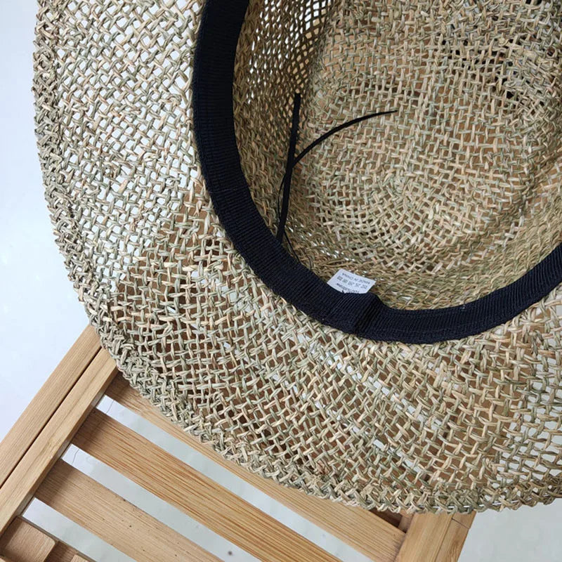 Handmade Straw Beach Hat For Women Summer hat