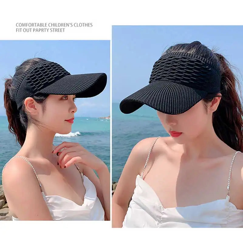 Fashion Folds Design Women Empty Top Hat