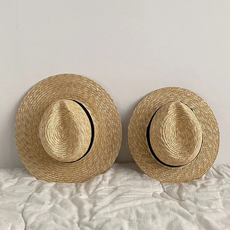 New Trend Summer Wide Brim Straw Hat Chapeau Ladies