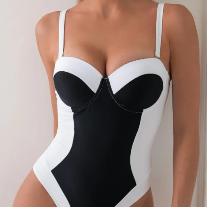 2024 Sexy One Piece Swimsuit Women Push Up Swimwear