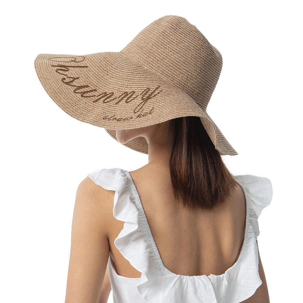 New Summer Floppy Wide Large Brim Straw Hat