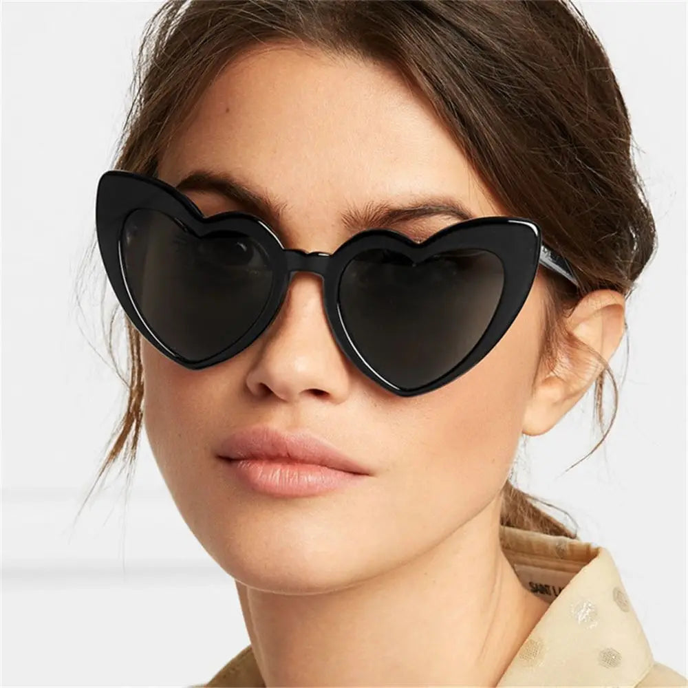 Heart Shaped Sunglasses Women Fashion Love