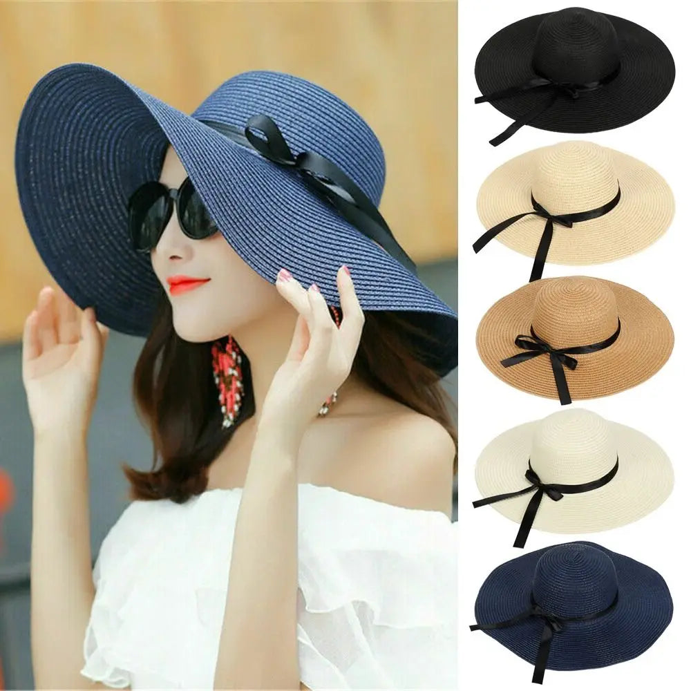 Women Beach Sun Visor Large Brim Floppy Hats