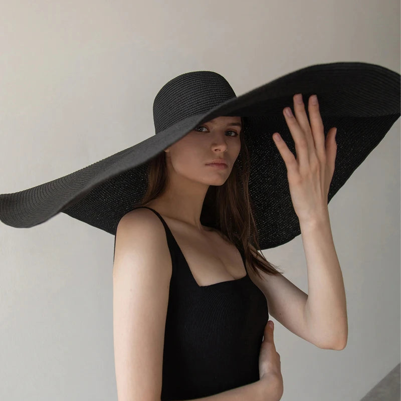 70cm Oversized  Wide Brim Sun Hat Travel