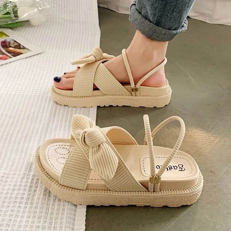 Women Sandalias Mujer Summer Fairy Style Cute Slippers