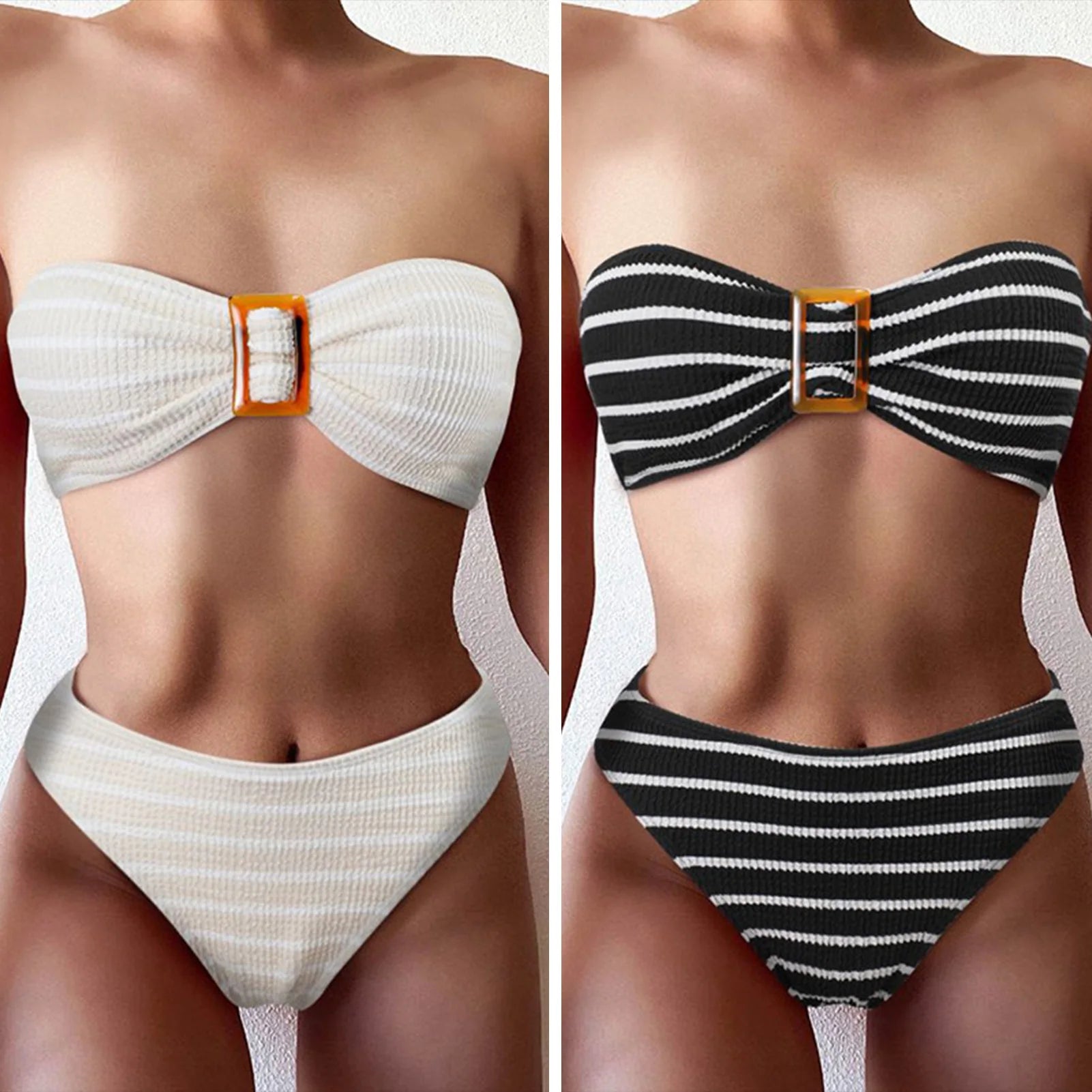 Bikini Set Women Summer Swimwear 2pcs Spaghetti Strap